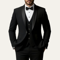The Alba Men’s Classic 3 Piece Suit Set – Blazer Vest and Pants Formal Suit