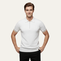 The Pavia Hills Men’s Short Sleeve Zip Polo