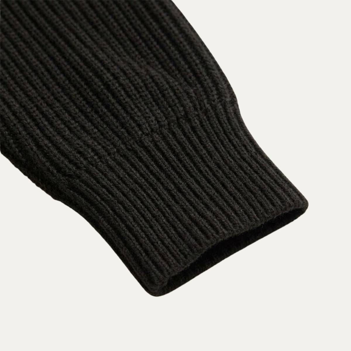 The Brighton Men's Merino Wool Sweater - Half Zip Knitted Pullover