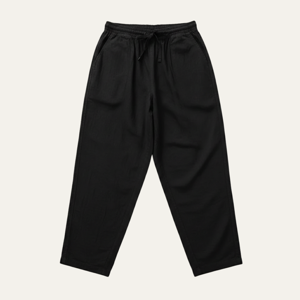 The Meadowwater Men’s Loose Fit Cotton Linen Drawstring Pants