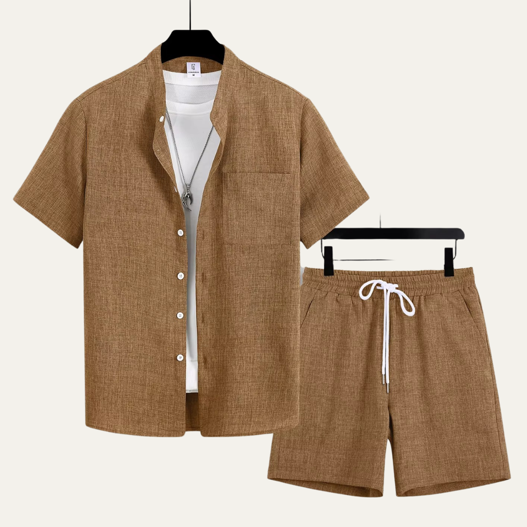 The Mayfield Men’s Linen Matching Set