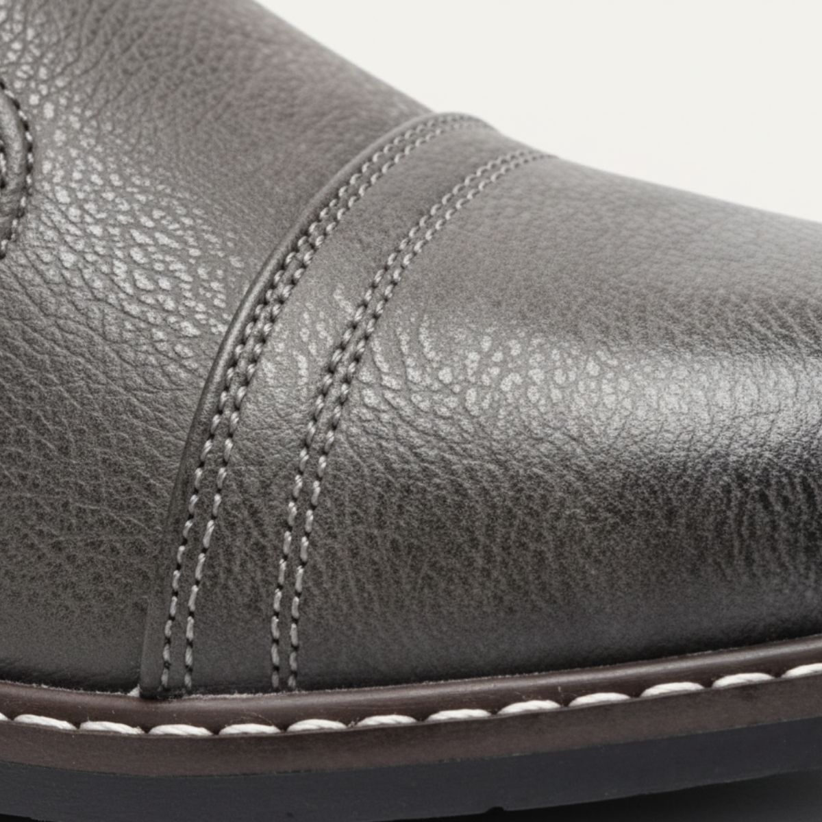 The Porto Cervo Men’s Durable  Faux Leather Lace Up Ankle Boots