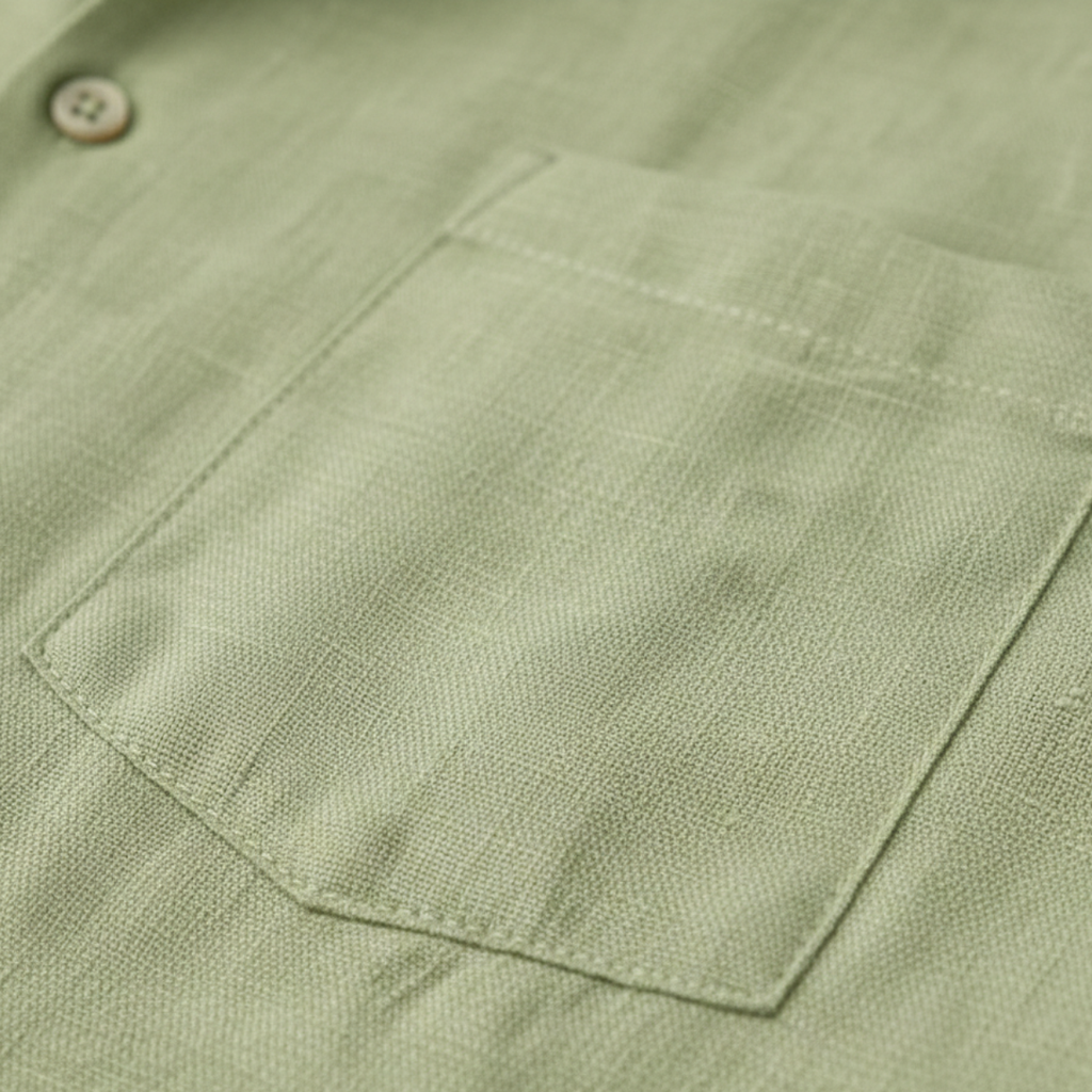 The Glenhill Men’s Lightweight Summer Linen Set –Shirt & Shorts