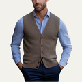 The Somerset Men’s Smart Casual Button Front Knit Vest
