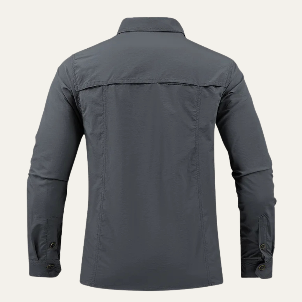 The Montbrook Men’s Tactical Multi Pocket Outdoor Cargo Shirt