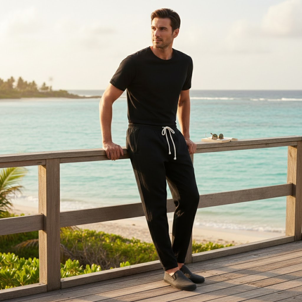 The Pinebrook Park Men’s Loose Drawstring Pants