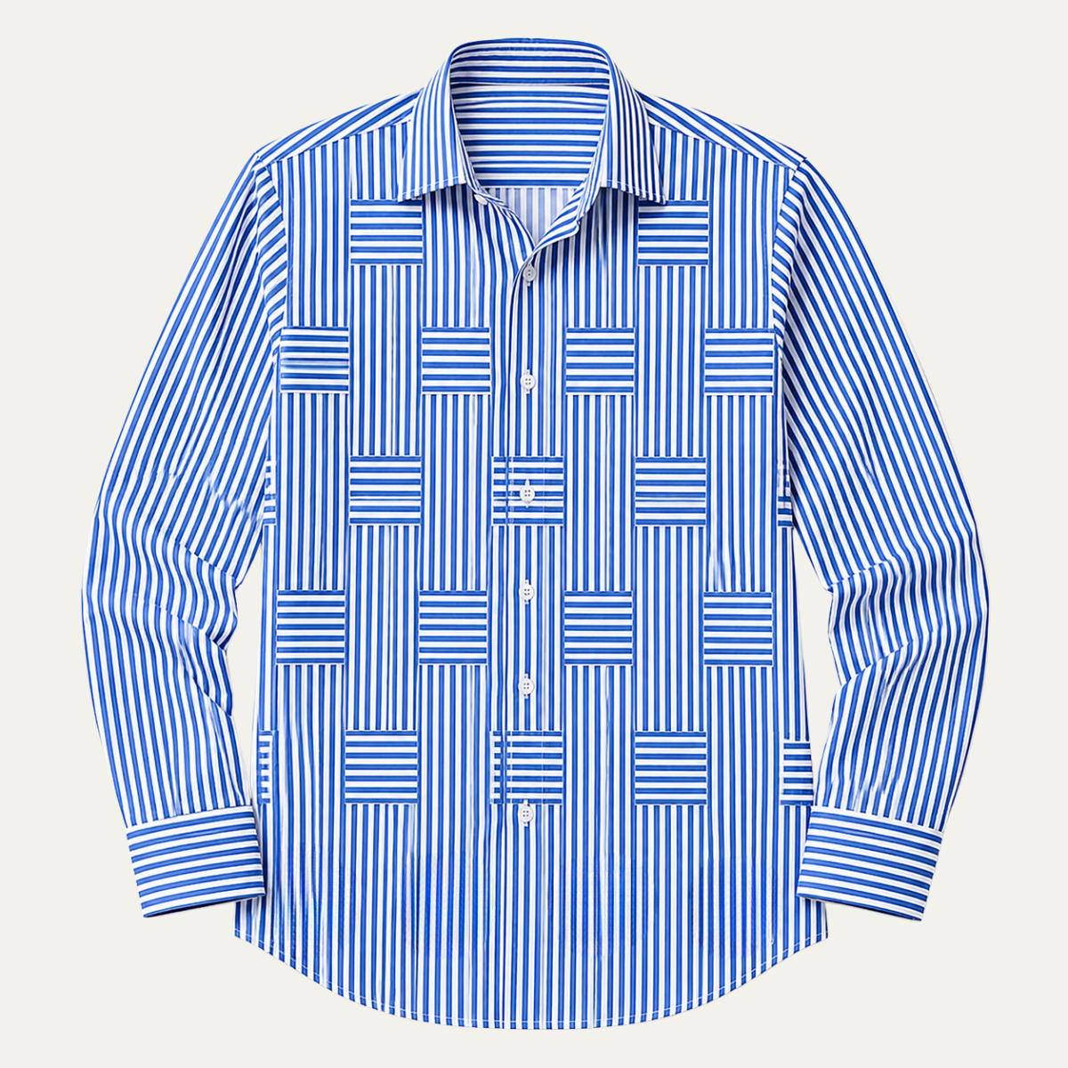 The Foxborough Men’s Casual Striped Wrinkle Resistant Shirt