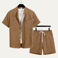 The Sedona Men’s Linen Lounge Matching Set