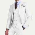 The Mantova Men’s Luxury 3 Piece Suit – Blazer Vest and Pants Formal Suit