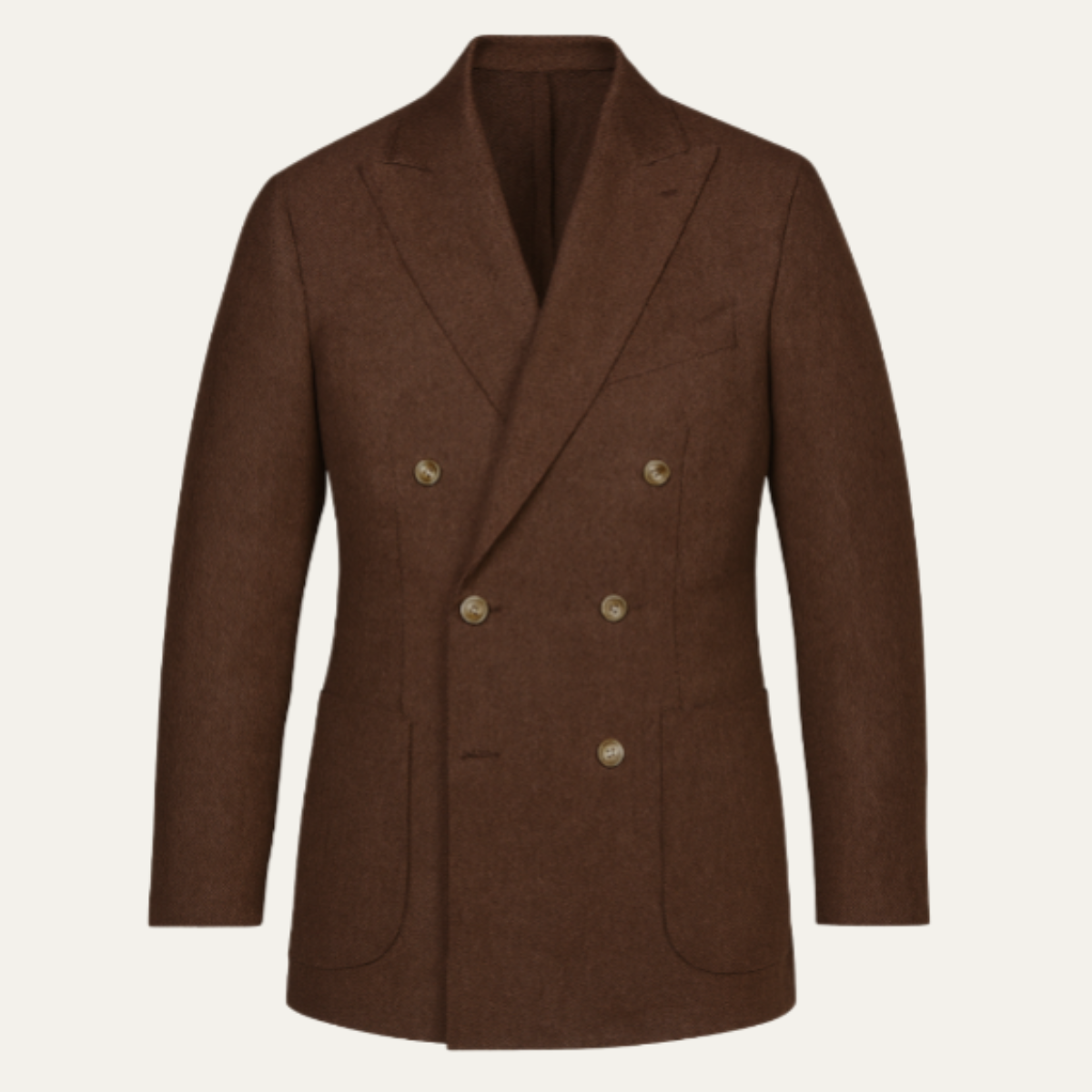 The Lampedusa Men's Tailored Business Suit - Brown