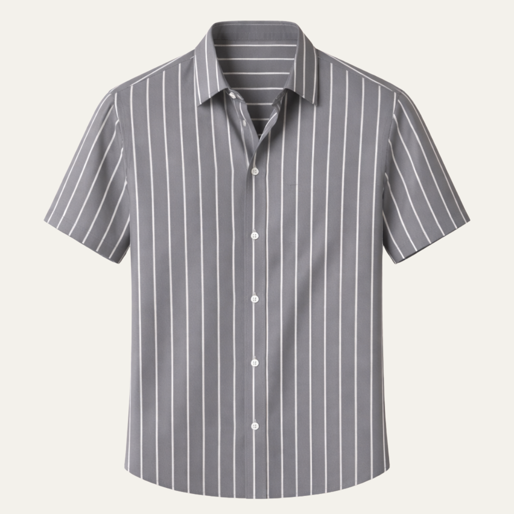 The Franciacorta Men’s Striped Casual Breathable Summer Shirt