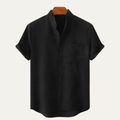 The Creststone Men’s Casual Linen Summer Beach Shirt