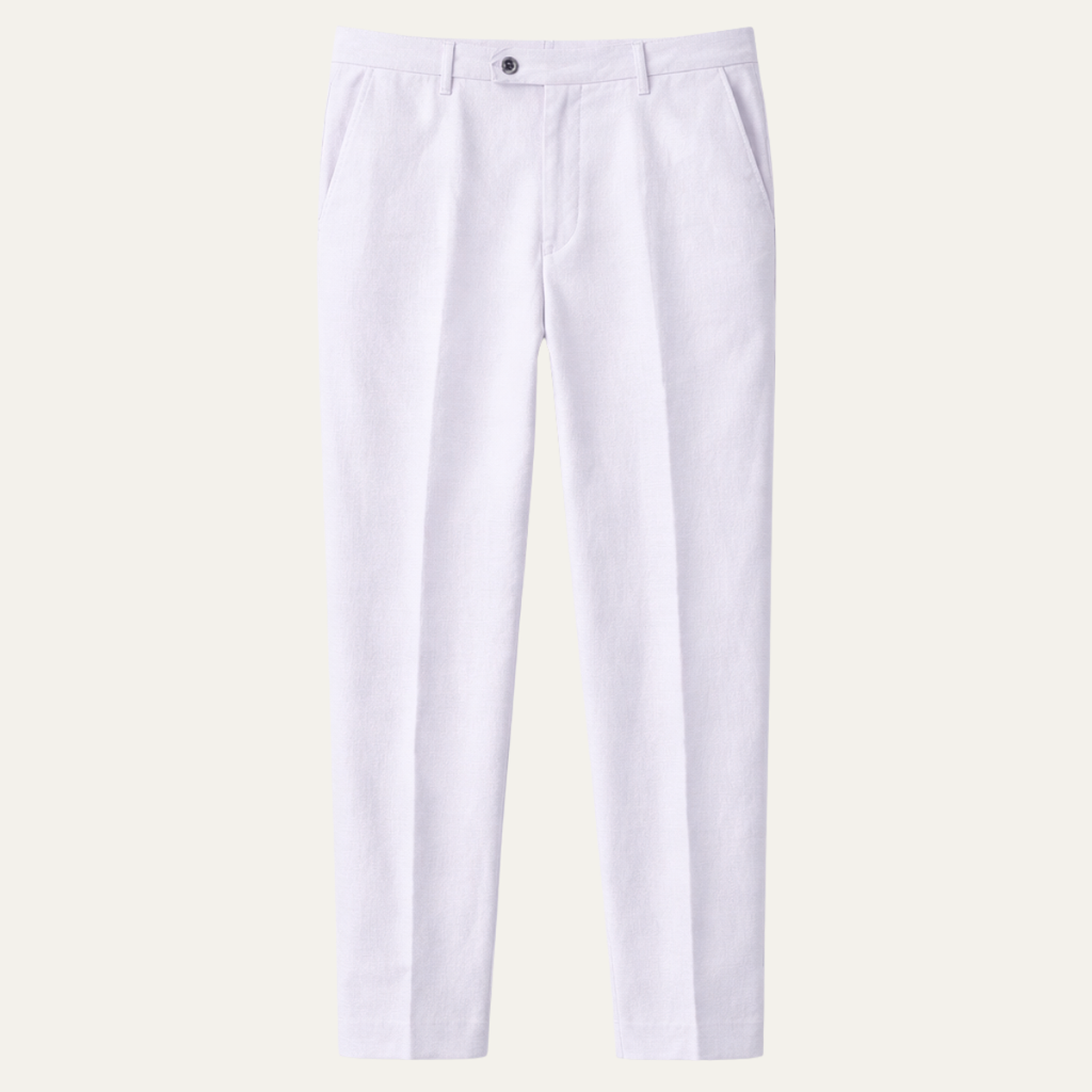The Silverwood Men’s Casual Linen Dress Pants – Slim Fit