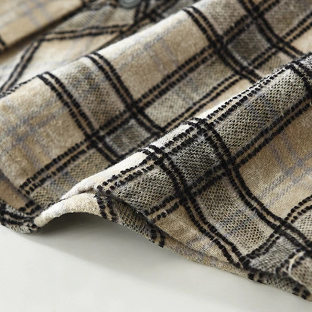 The Southgate Men’s Vintage Plaid Brushed Shirt