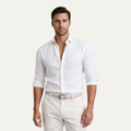 The Prescott Men’s Linen Cotton Blend Dress Shirt