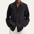 The Del Mar Men’s Lightweight Breathable Summer Linen Shirt