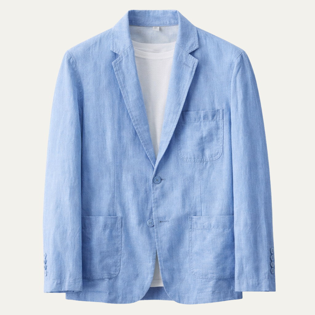 The Deerbrook Men’s Lightweight Linen Single Breasted Blazer