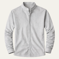The Corniglia Men’s Slim Fit Stand Collar Knit Shirt