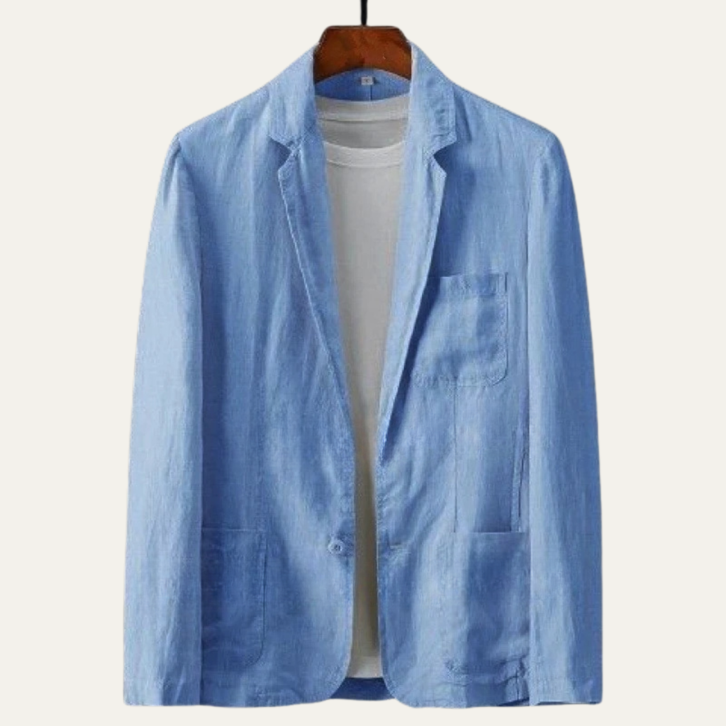 The Deerbrook Men’s Lightweight Linen Single Breasted Blazer