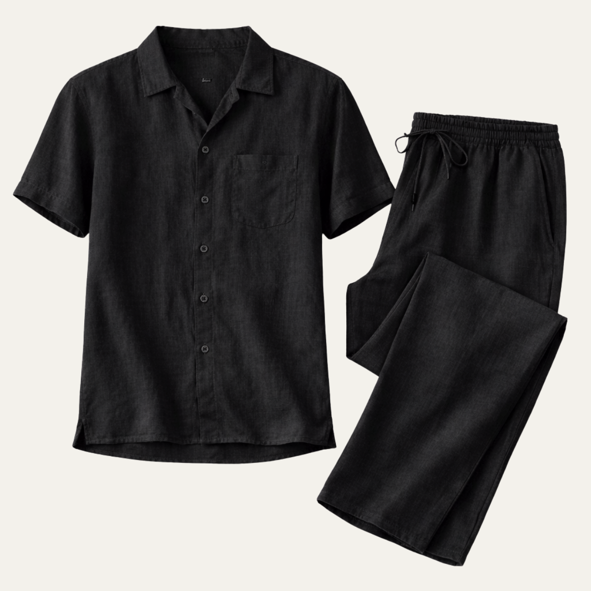 The Meadowfall Men’s Trendy Summer Set – Shirt & Pants