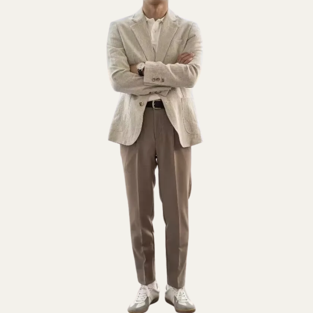 The Petaluma Men’s Old Money Linen Blazer