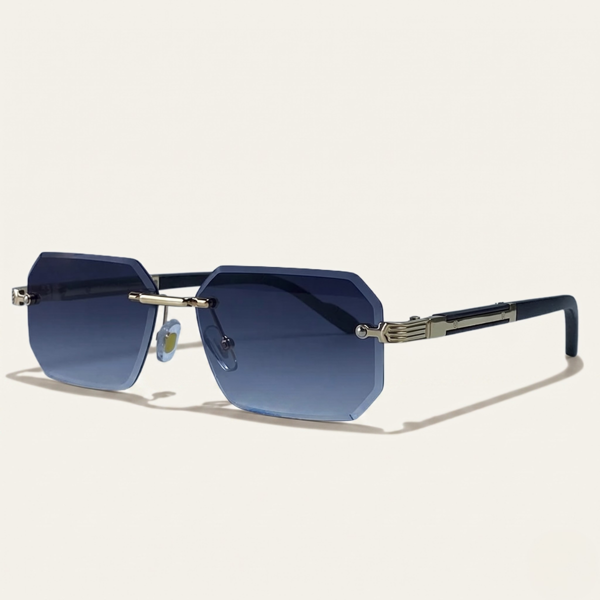 The Montclair Men's Vintage Rimless Sunglasses