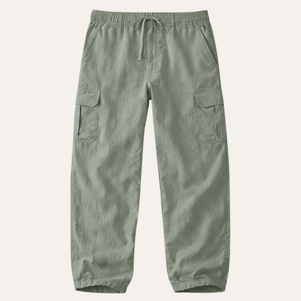 The Maplecrest Men’s Loose Fit Multi Pocket Cargo Pants