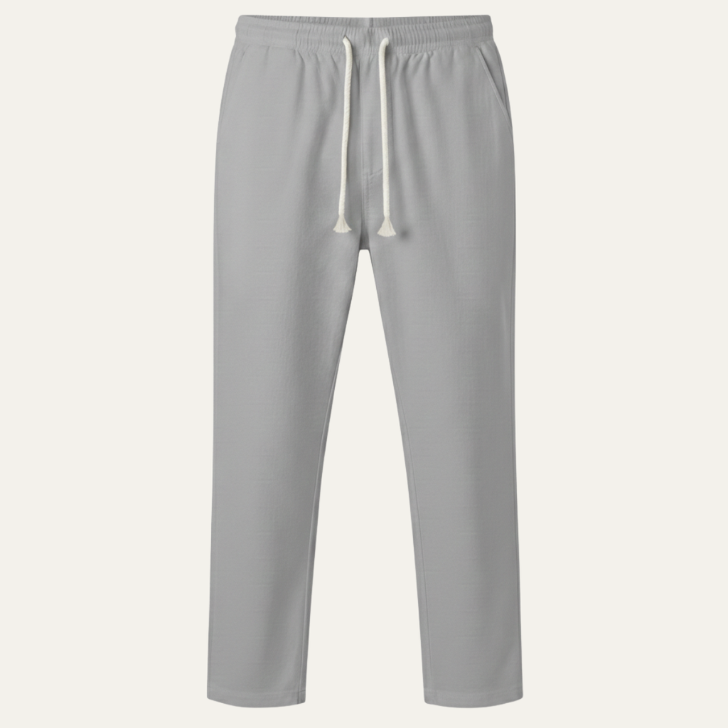 The Glenstone Men’s Lightweight Loose Fit Linen Blend Drawstring Pants