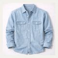 The Brindisi Men’s Button Down Classic Denim Shirt