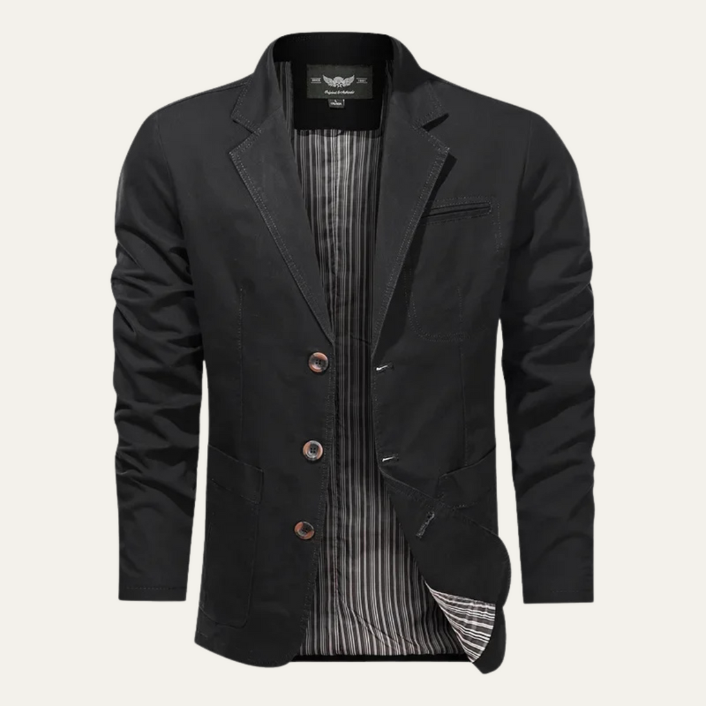 The Prestbury Men's Casual Lightweight Cotton Blazer