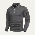 The Avellino Men’s Quick Dry Long Sleeve Trendy Polo Shirt