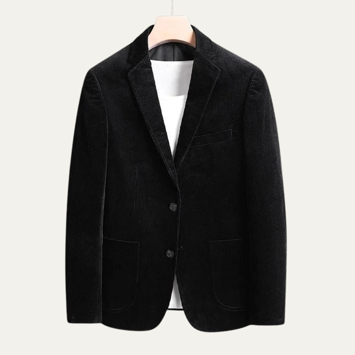 The Livorno Men’s Vintage Casual Slim Fit Corduroy Blazer Jacket - Wedding Guest