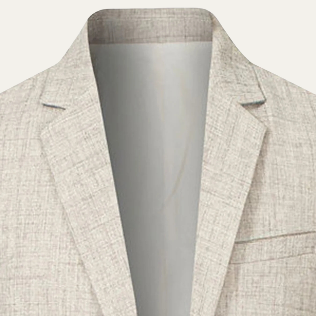 Men's Smart Casual Slim Fit Linen Blazer - Wedding Guest