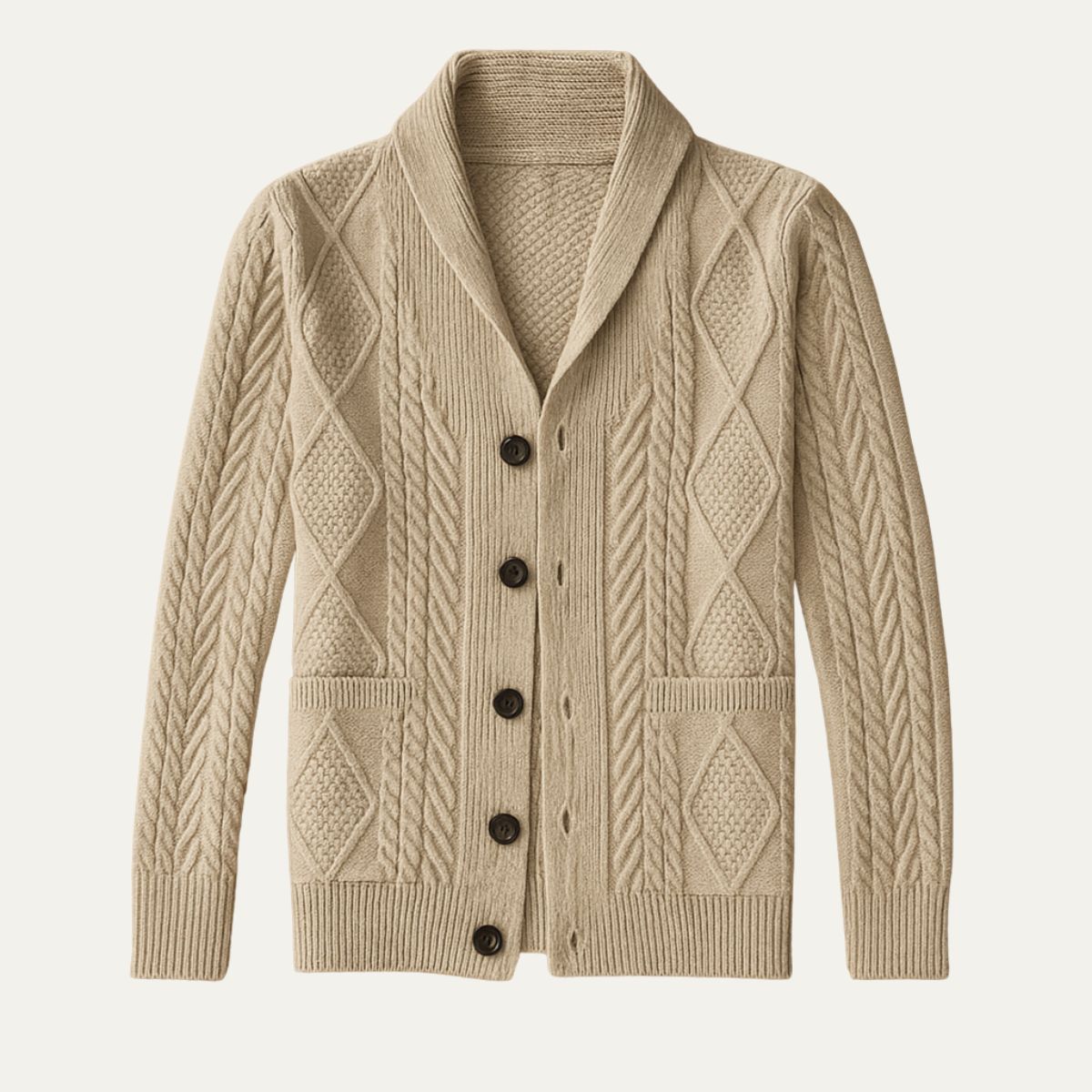 Men's 100% Cashmere Cardigan