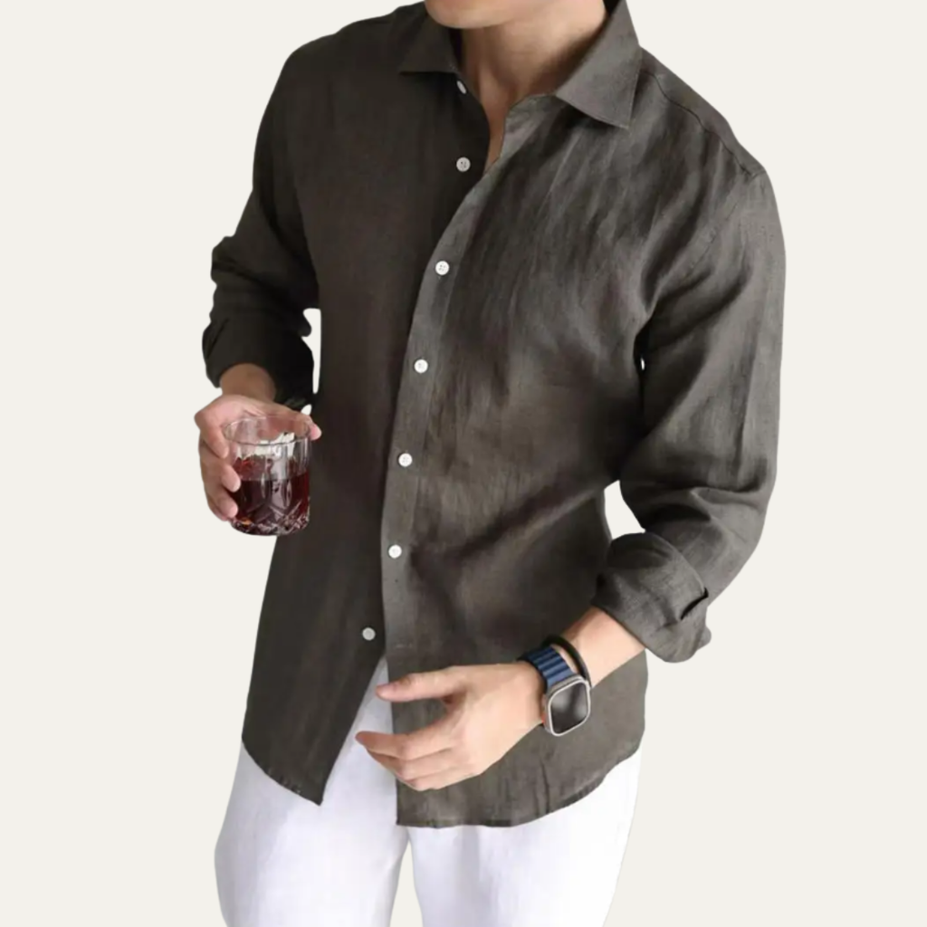 The Oakfield Men’s British Style Casual Business Shirt