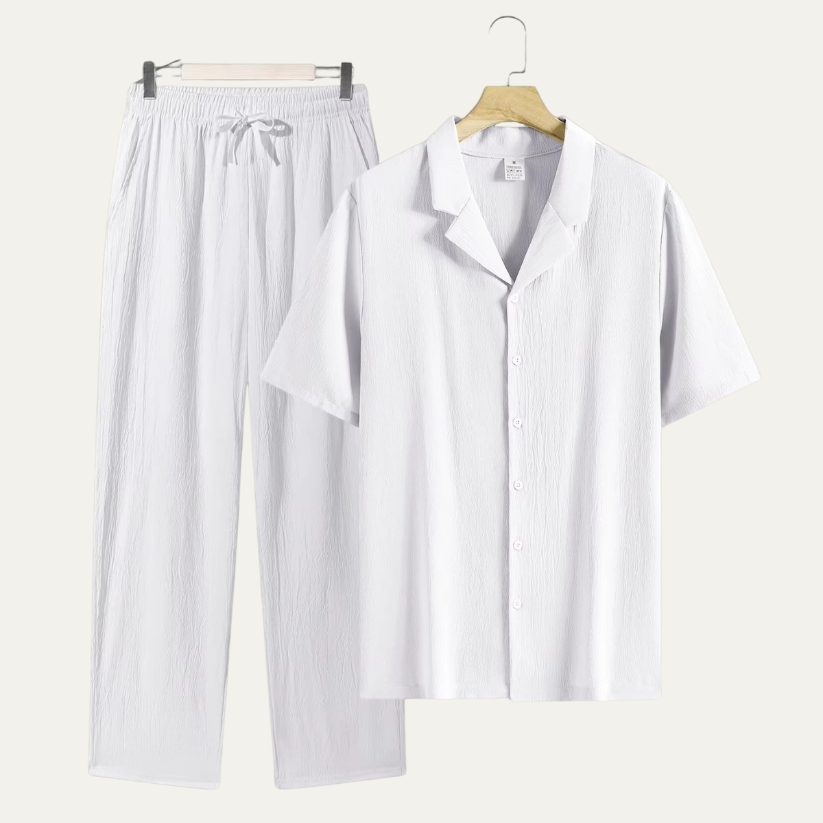 The Springdale Men’s Casual Linen Lounge Matching Set