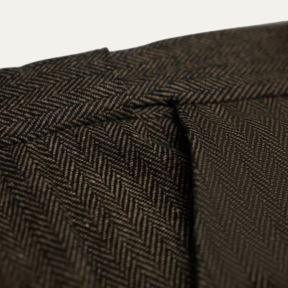 The Subiaco Men’s Business Tailored Herringbone Pleated Dress Pants