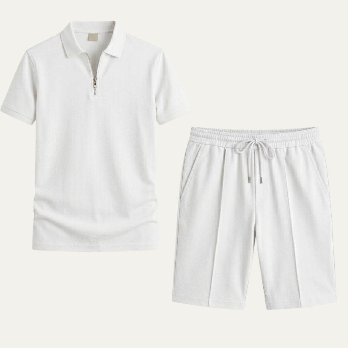 The Pavia Men’s Polo Shirt and Shorts Set – Trendy Two Piece Outfit