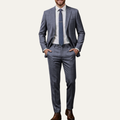 The Dana Point Men’s Smart Plaid Suit Set