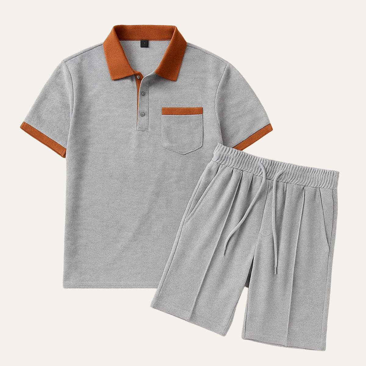 The Capri Set – Vintage Polo & Shorts Co ord for Men