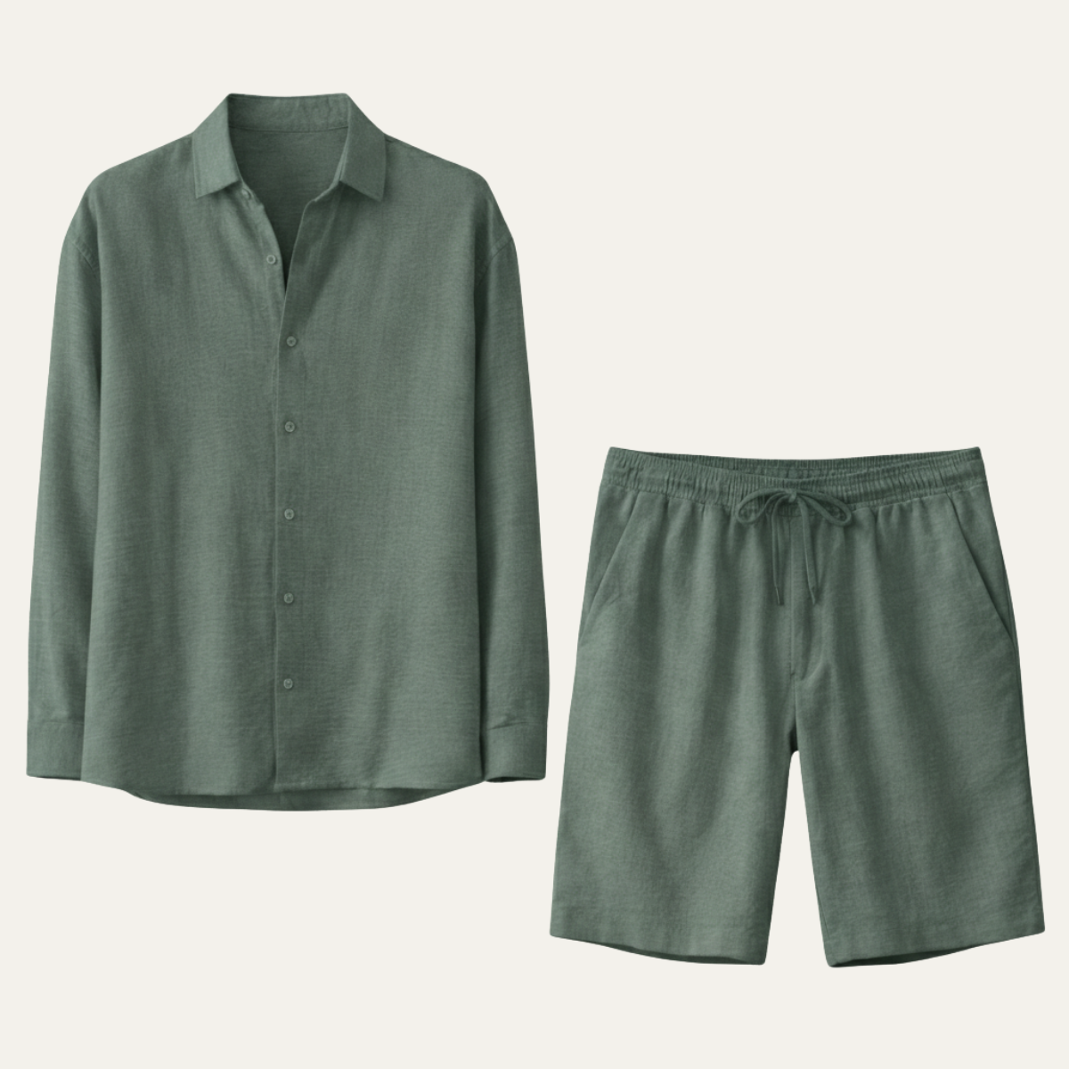 The Brighton Men’s Relaxed Oversized Cotton Button Up Shirt