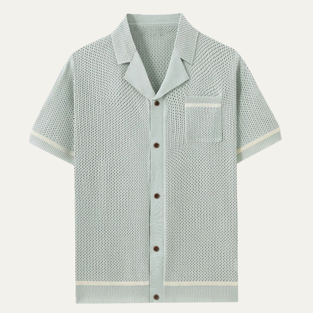 The Lancaster Men’s Breathable Knitted Summer Polo