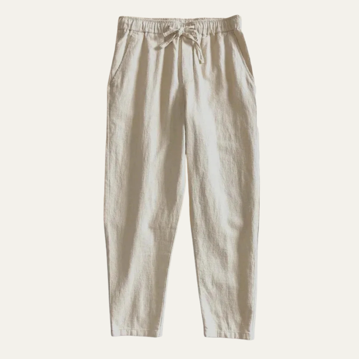 The Siena Men’s Elastic Waist Linen Lightweight Jogger Pants
