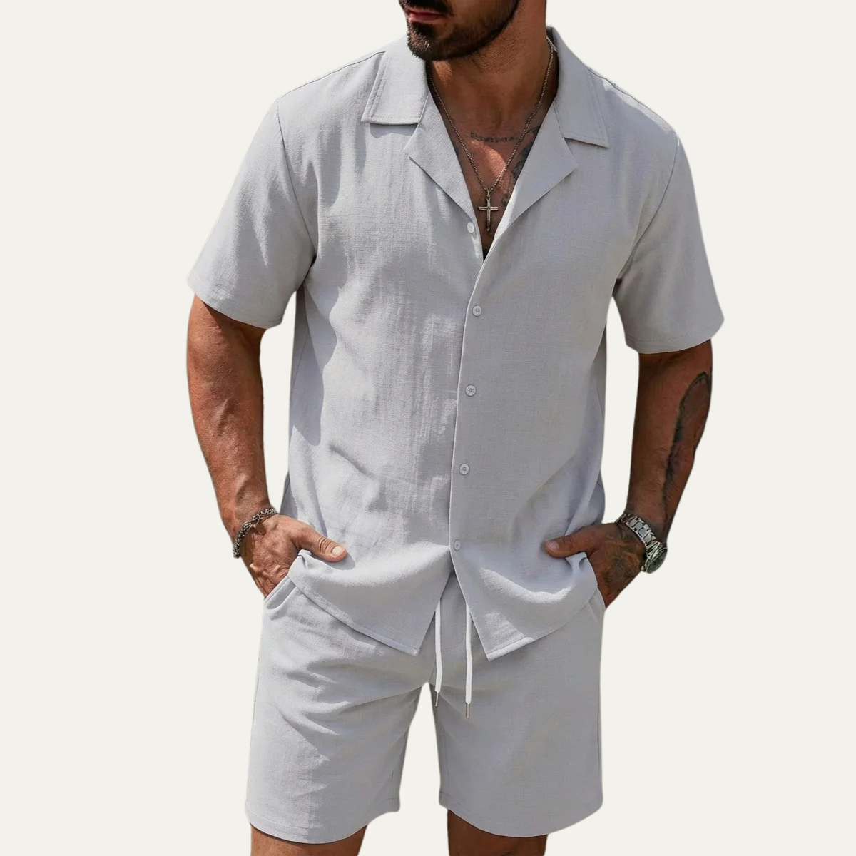 The Preston Men’s Coastal Lounge Matching Set