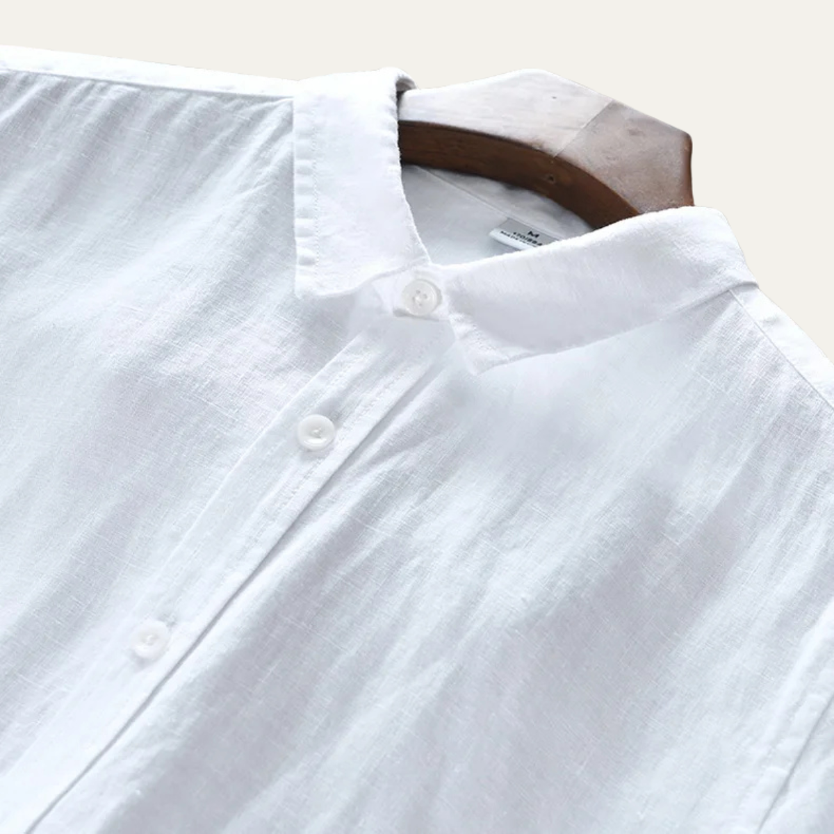 The Woodhall Men’s Linen Italian Style Casual Button Up Shirt