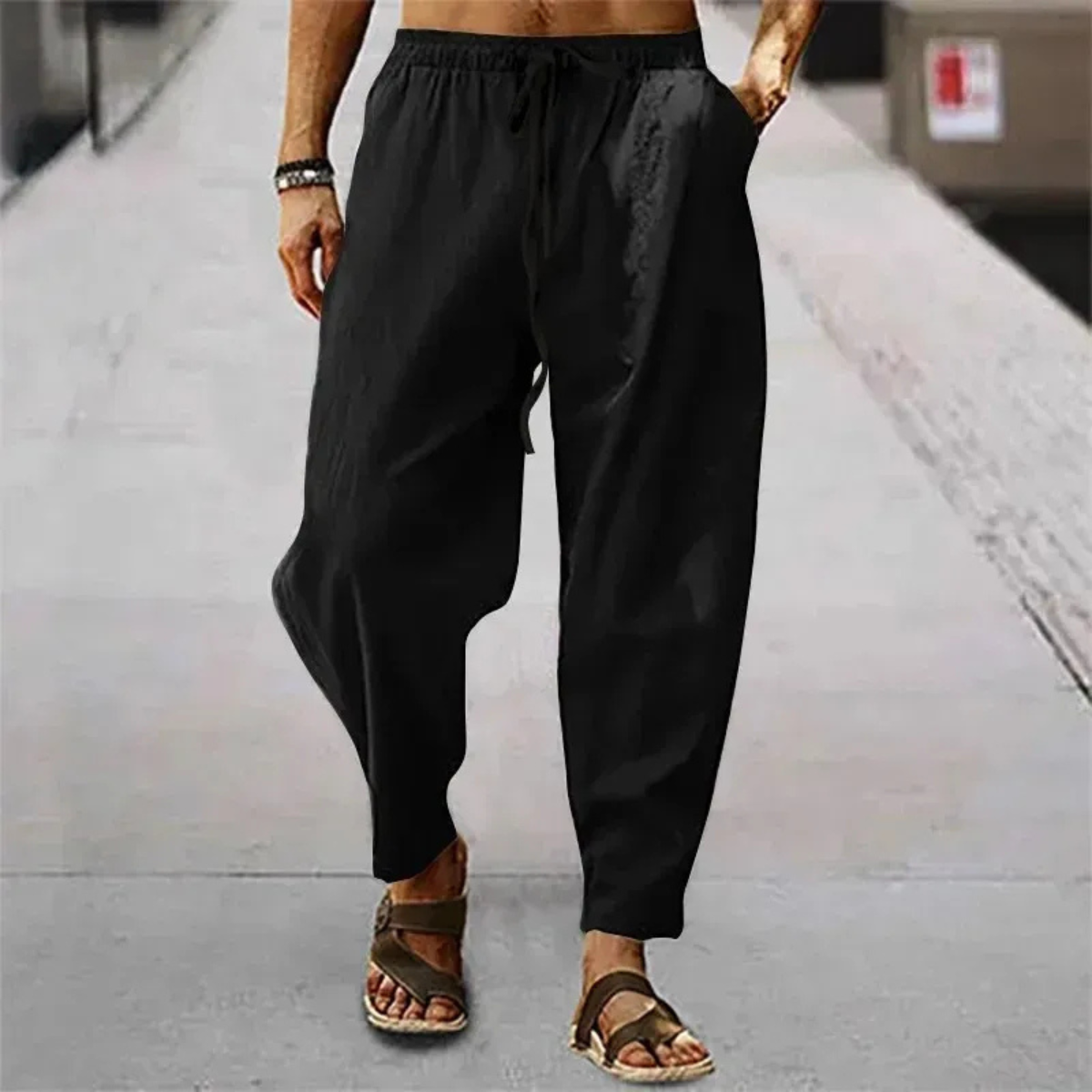The Faircrest Ridge Men’s Cotton Wide Leg Casual Pants