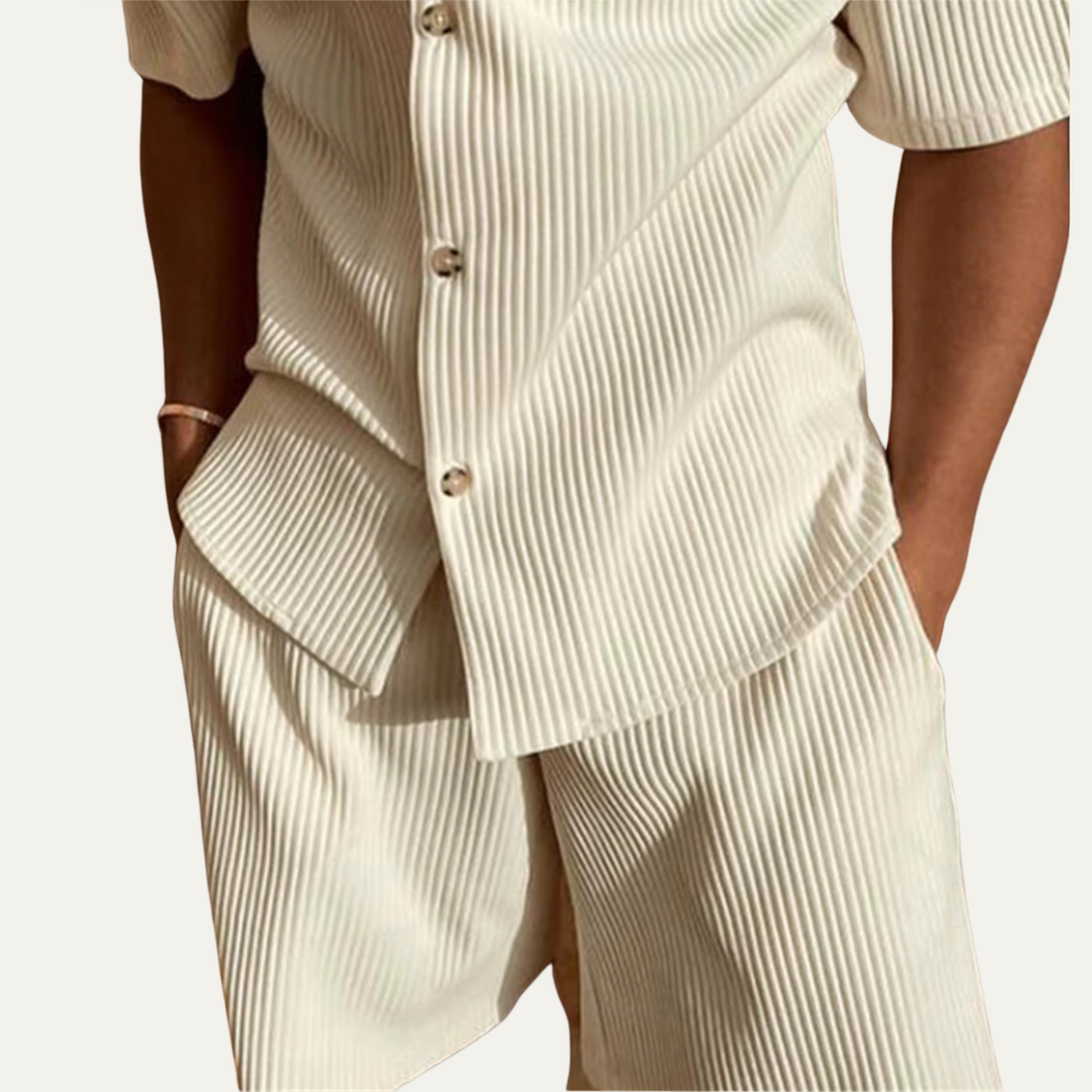 The Savannah Men’s Textured Summer Matching Set