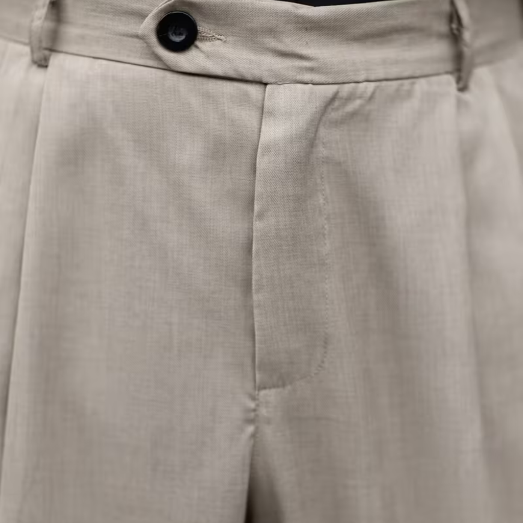 The Cottesloe Men’s Gurkha Wide Leg Pleated Smart Casual Dress Pants