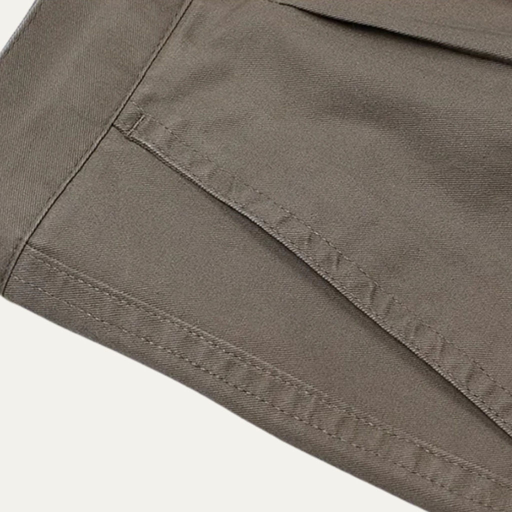 The Montfield Men’s Double Pleated High Waist Straight Leg Pants
