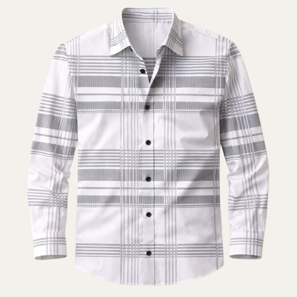 The Ashridge Men’s Classic Plaid Button Down Casual Shirt